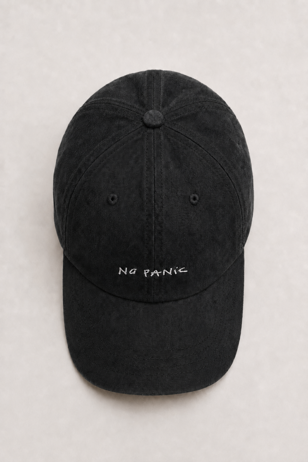 NO PANIC CAP BLACK